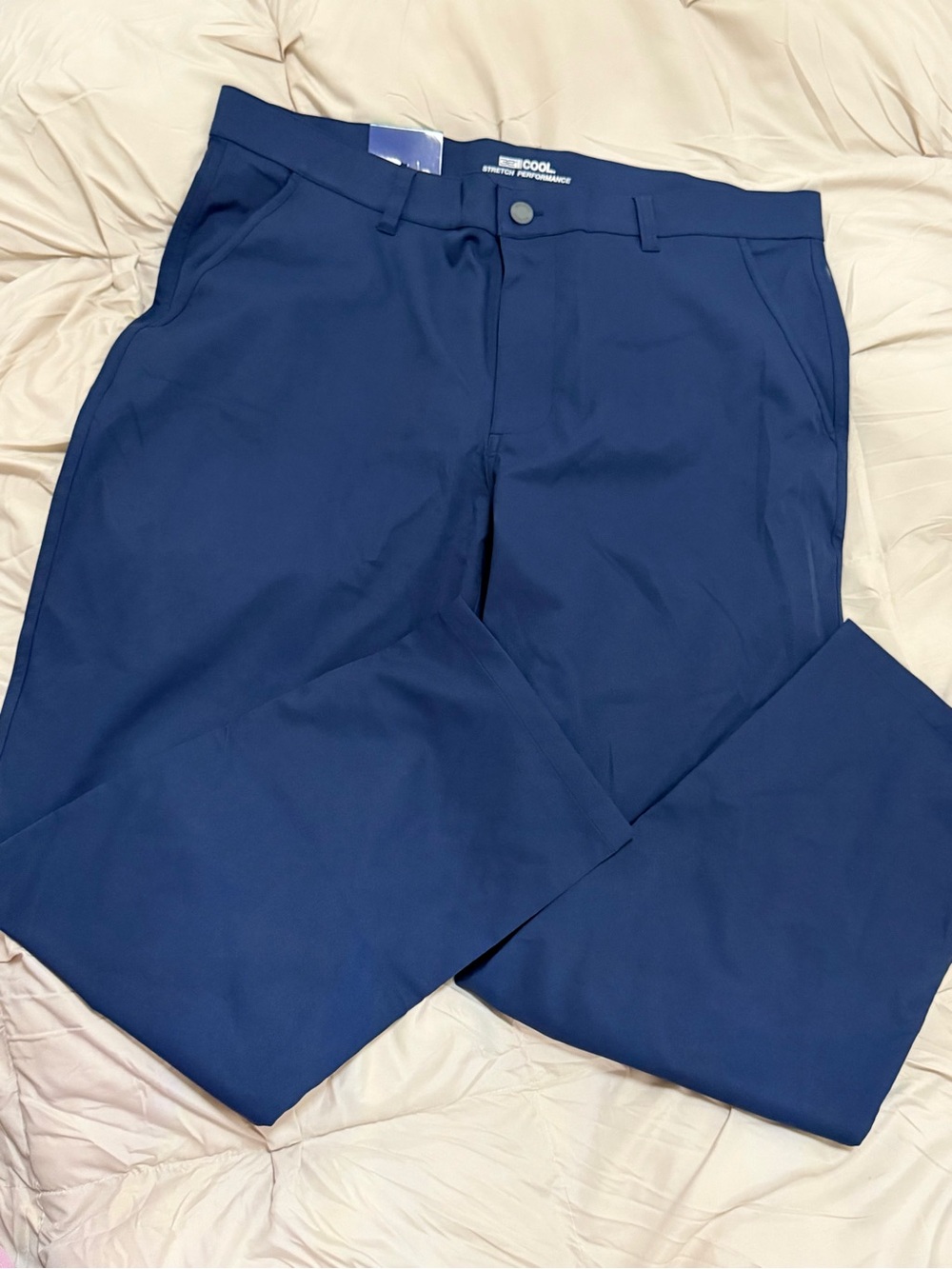 Men's Navy Performance Chinos